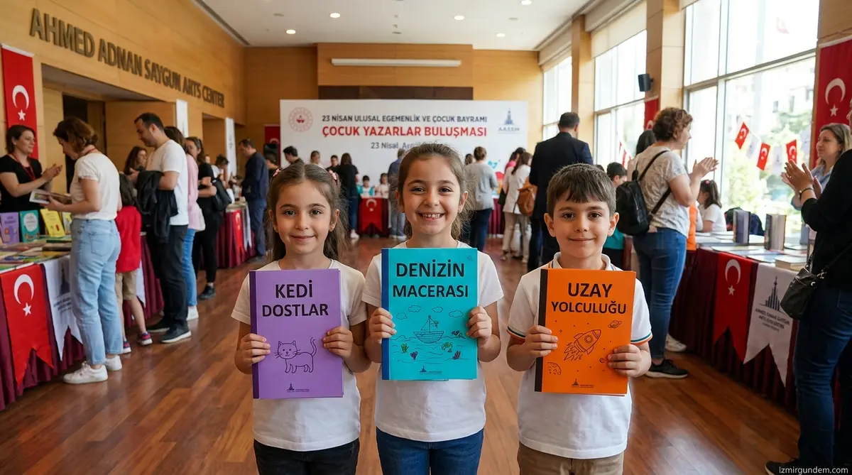 İzmirli Çocuklar Kendi Kitaplarını Yazdı: AASSM'de 23 Nisan Gururu