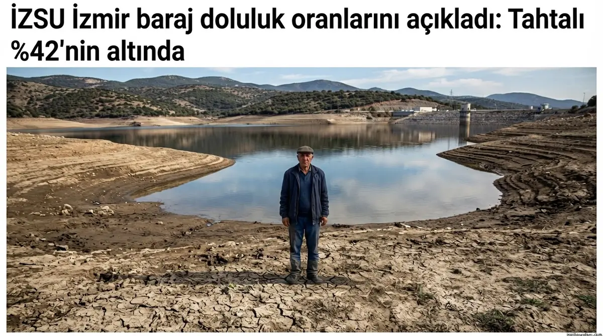 İZSU İzmir baraj doluluk oranlarını açıkladı: Tahtalı %42'nin altında