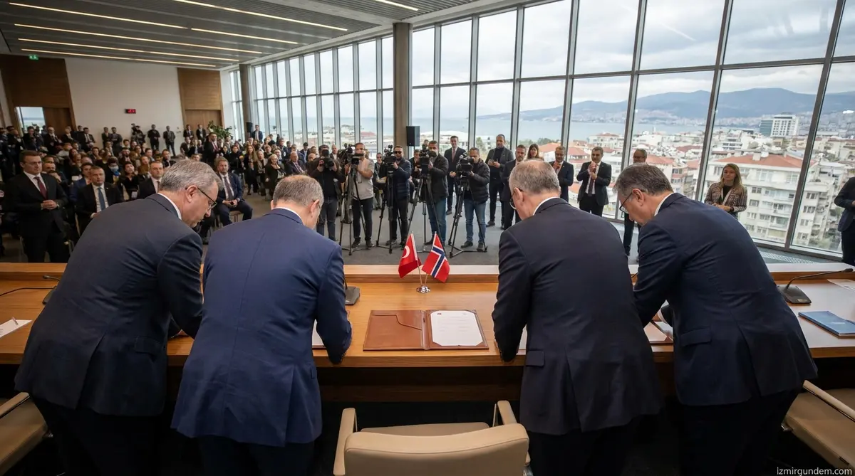 İZTO Norveç ile İmzaladı: İzmir Balıkçılığı Yapay Zekayla Büyüyor