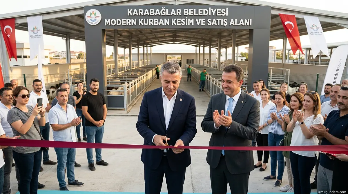 Karabağlar Modern Kurban Alanı Kapılarını Açtı