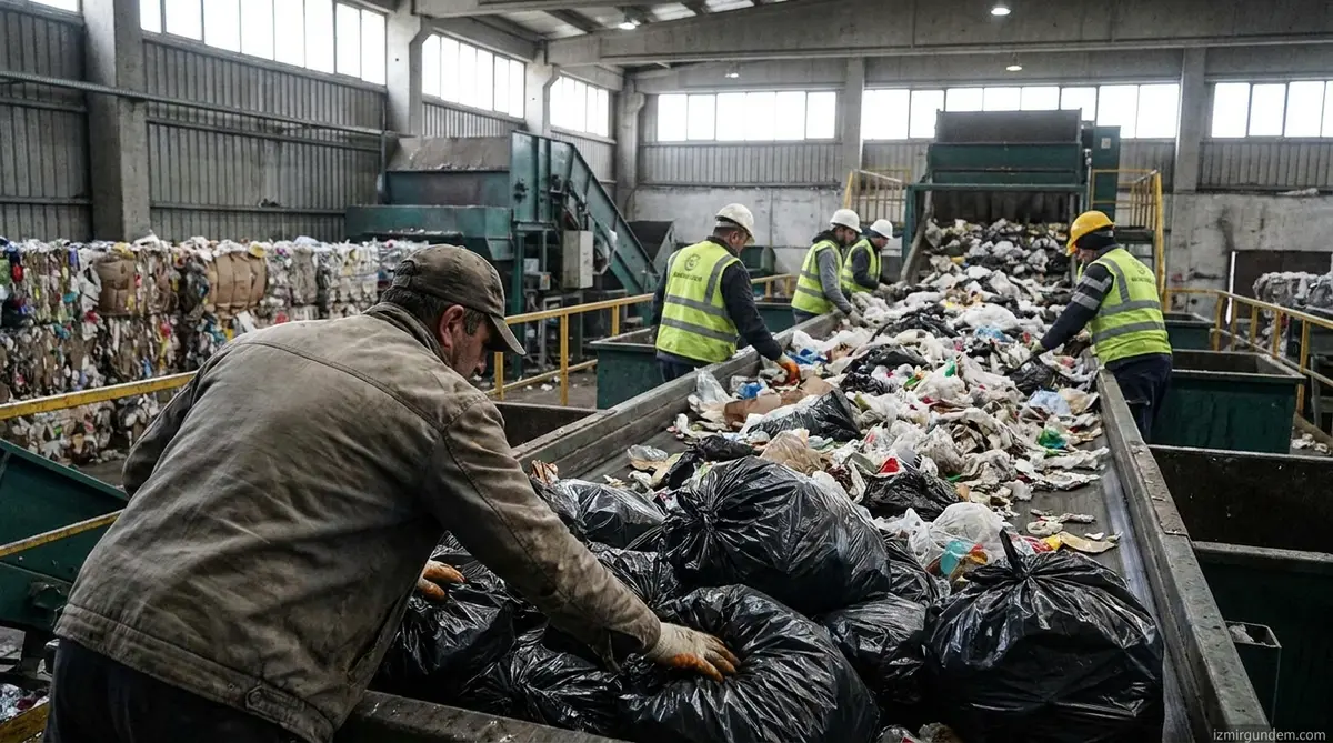 Karabağlar'da 400 Bin TL'lik Çöp Mesaisi 15 Ton...