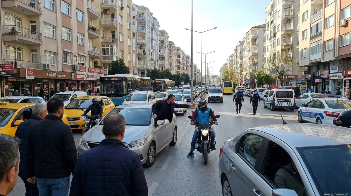 Karabağlar’da Motosikletliye Saldıran Sürücüye 180 Bin TL Ceza