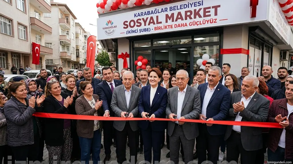 Karabağlar'da Sosyal Market'in İkinci Şubesi Açıldı