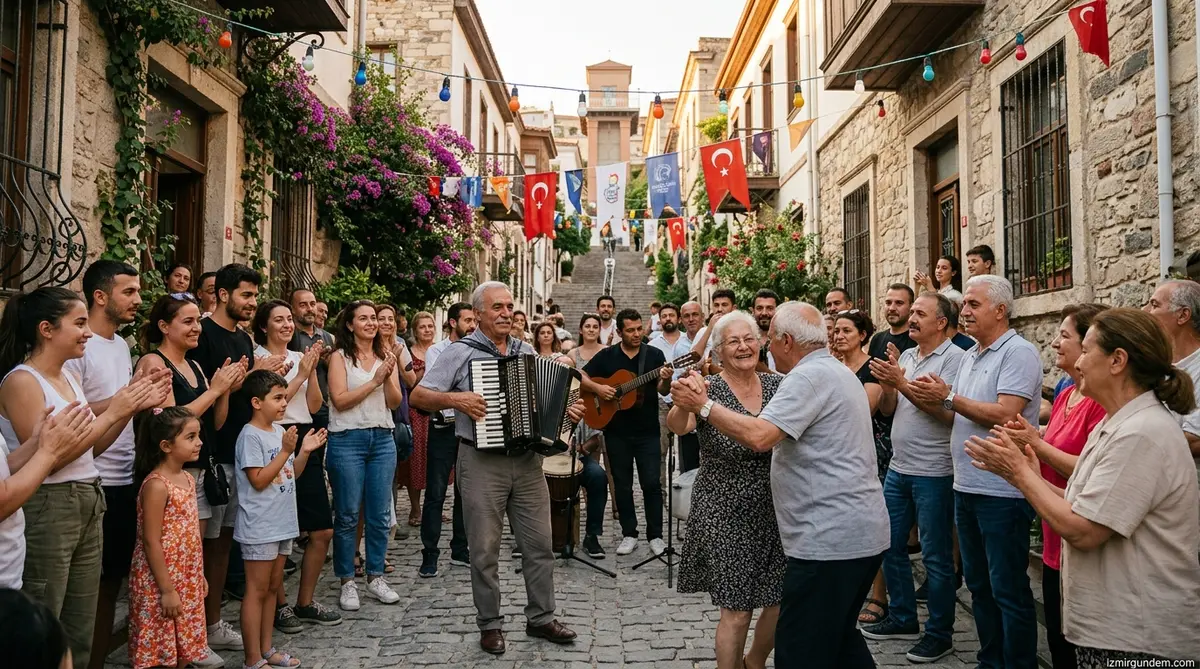 Karataş'ta Nostalji Rüzgarı: Dario Moreno Sokağı Şenlikle Coştu