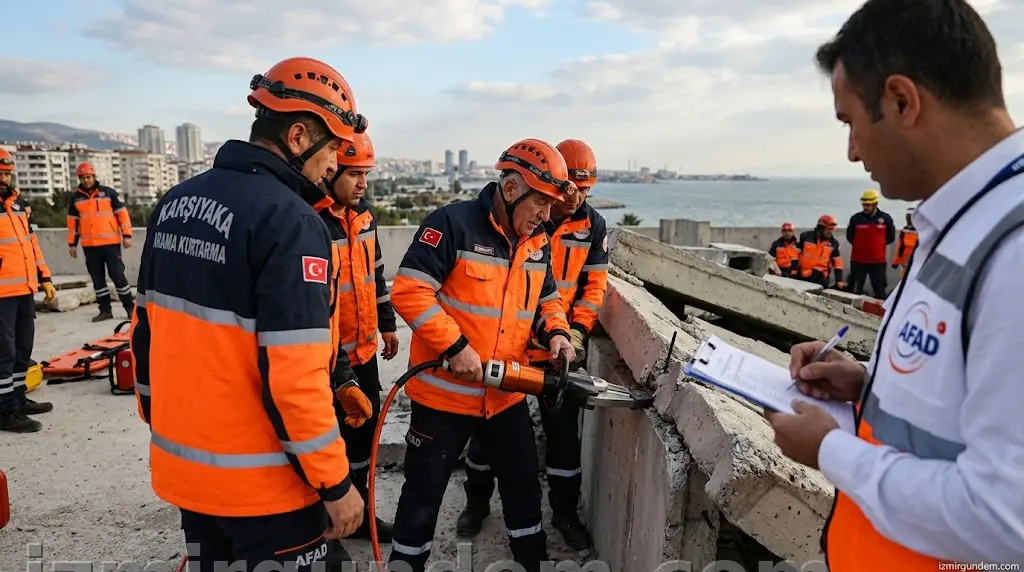 Karşıyaka Arama Kurtarma Ekibi AFAD Akreditasyonu İçin Gün Sayıyor