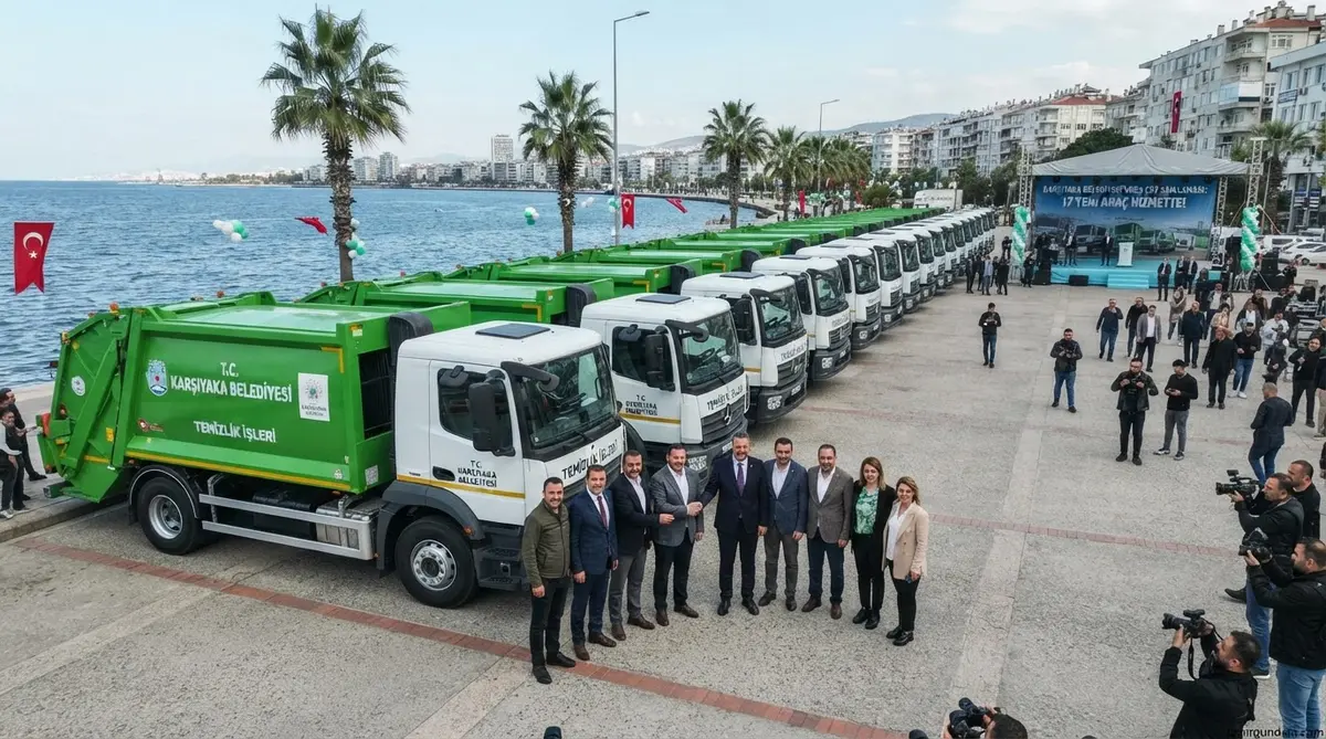 Karşıyaka Belediyesi’nden Çöp Açıklaması: 17 Yeni Araç Devrede