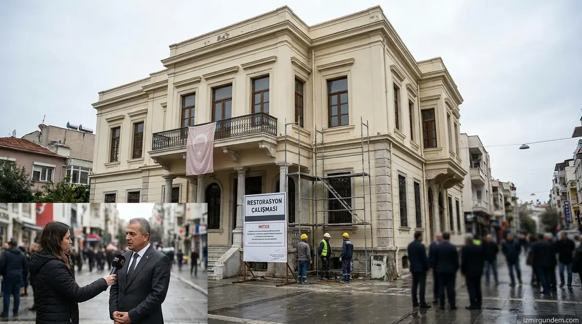 Karşıyaka Latife Hanım Köşkü 120 Gün İçinde Açılıyor