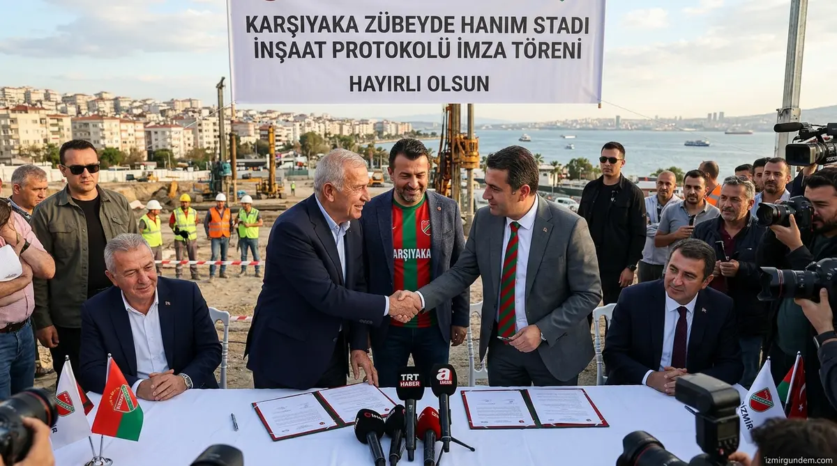 Karşıyaka Zübeyde Hanım Stadı İçin Tarihi İmza: İnşaat Başlıyor