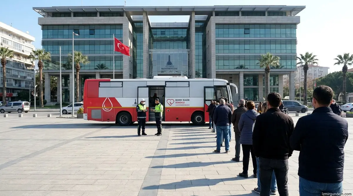 Karşıyaka'da Dev Kan Bağışı Seferberliği Başladı