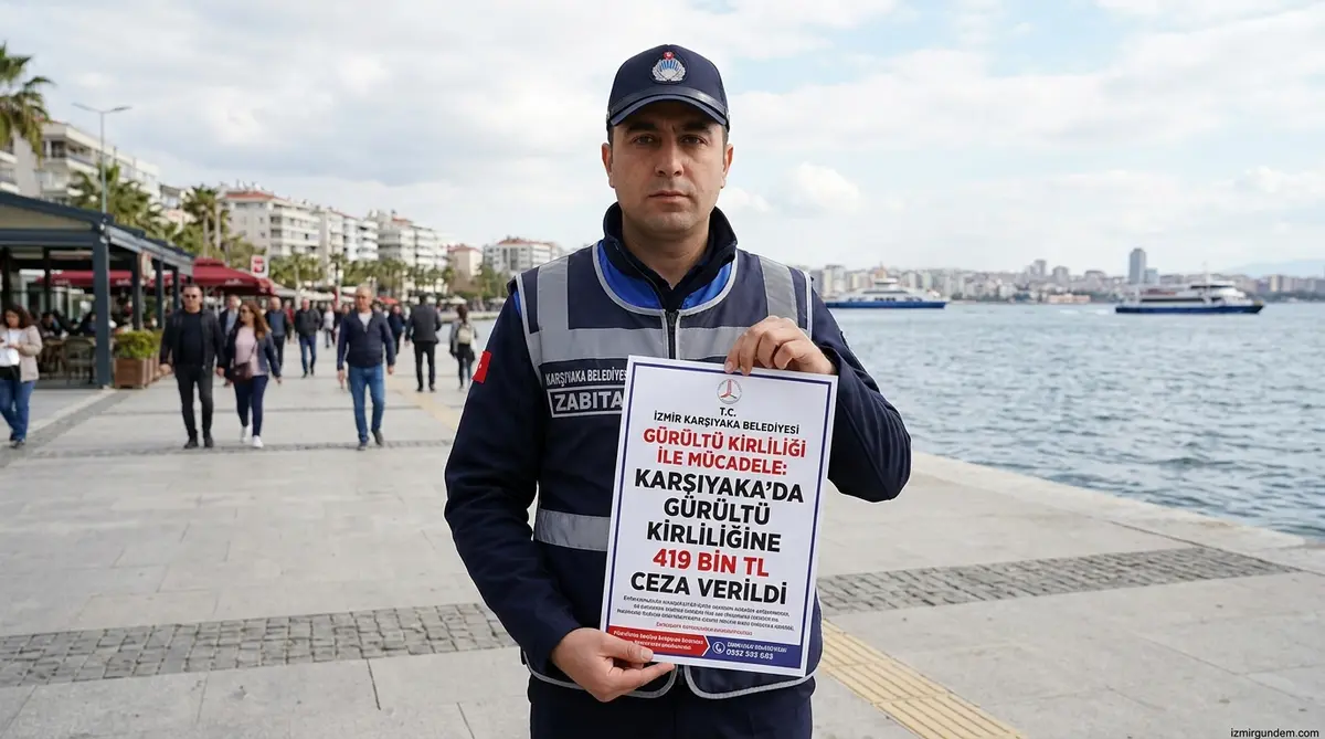 Karşıyaka'da Gürültü Kirliliğine 419 Bin TL Ceza