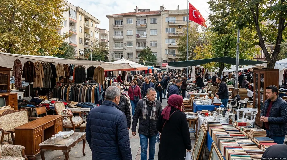 Karşıyaka’da İkinci El Pazarı Cumhuriyet’e Taşındı