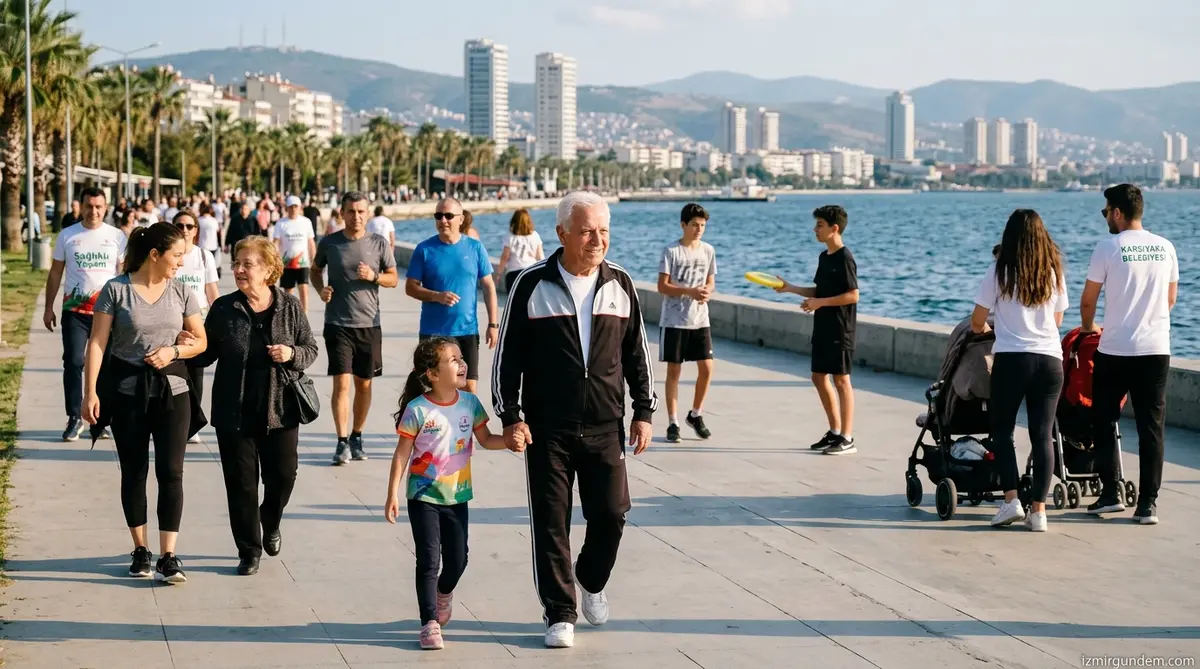 Karşıyaka'da Kuşaklar Sağlıklı Yaşam İçin Buluştu