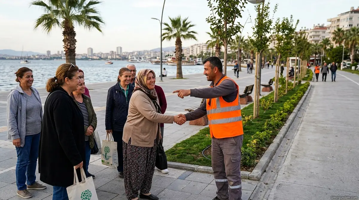 Karşıyaka'da Vatandaş İstedi Belediye Hızla Çözdü