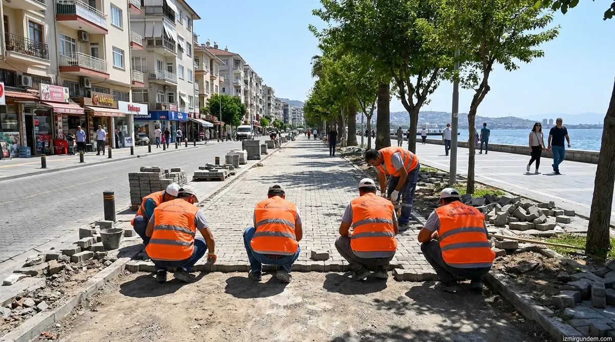 Karşıyaka’da Yol Seferberliği: 3 Bin Metrekarelik Onarım