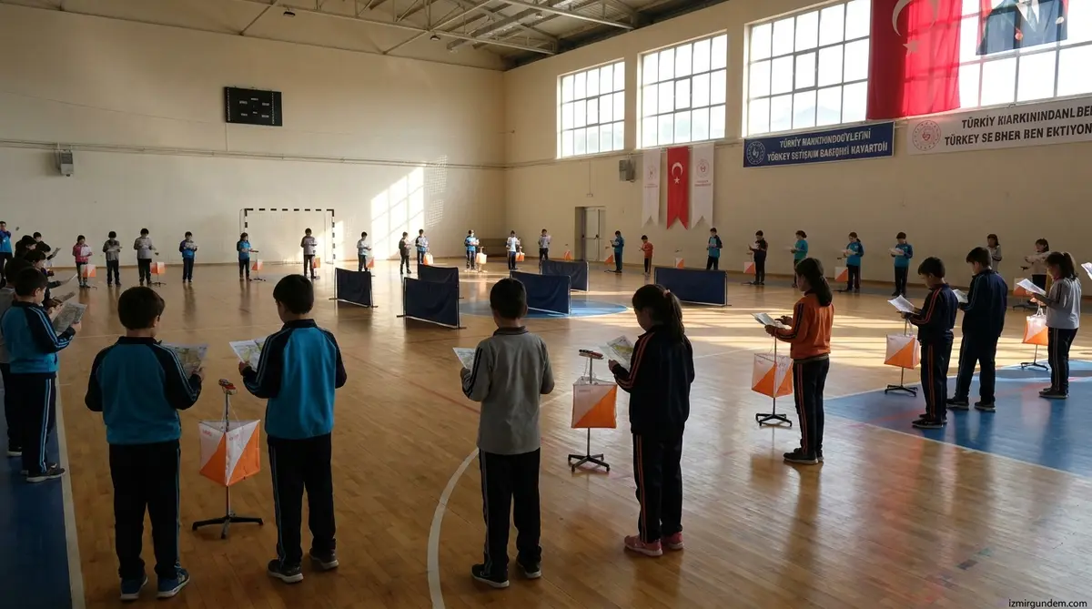Karşıyaka'da Çocuklar Oryantiring ile Yön Buluyor