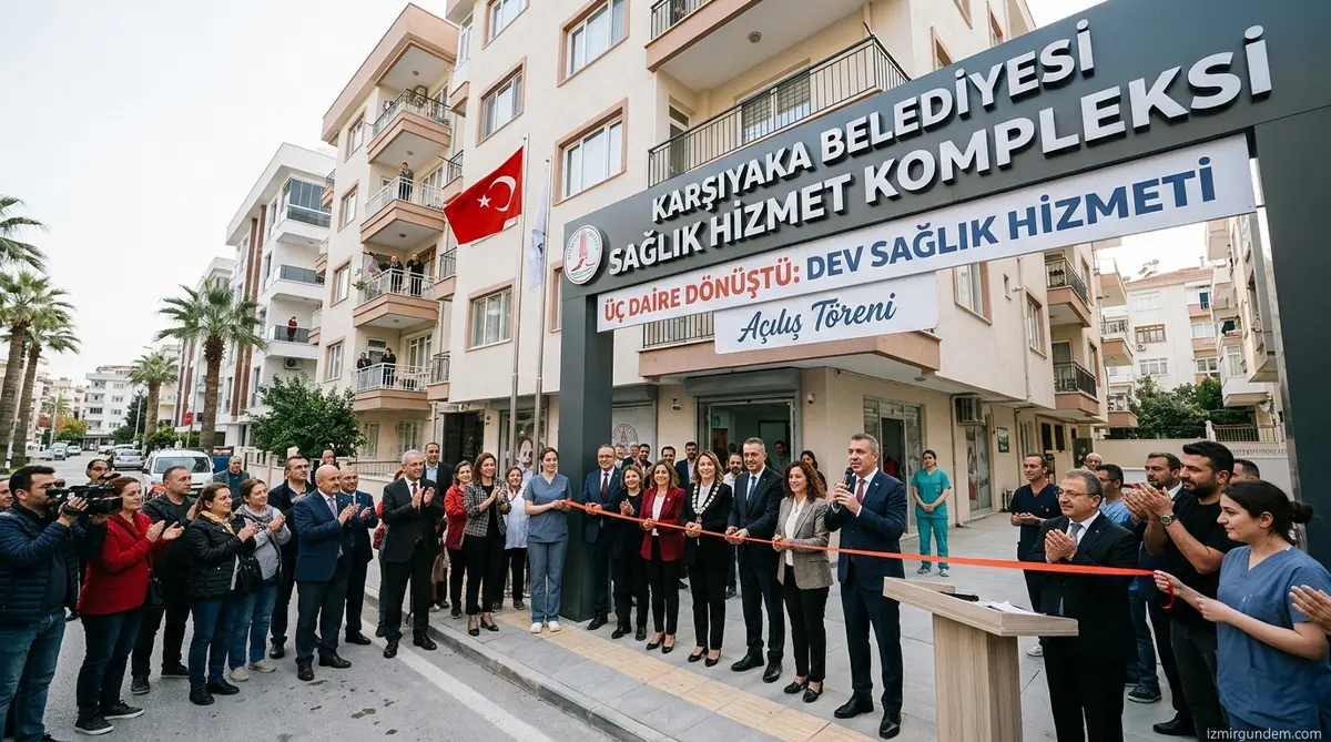 Karşıyaka'da Üç Daire Dönüştü: Dev Sağlık Hizmeti
