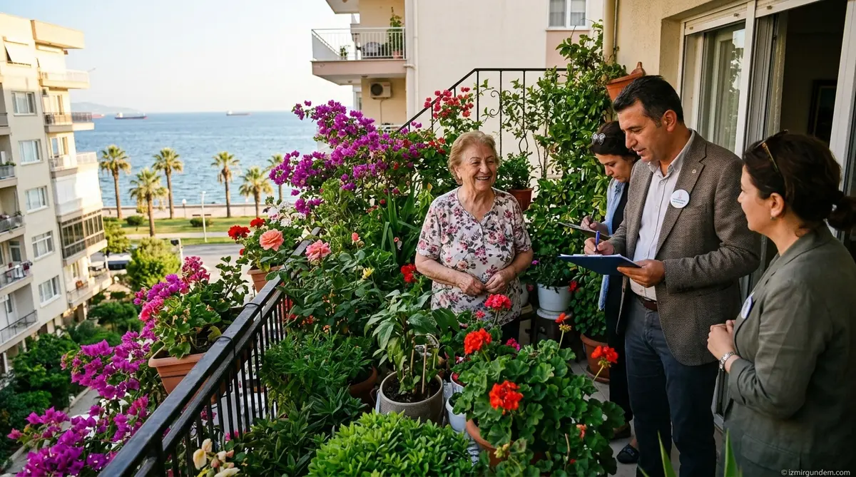 Karşıyaka'nın En Güzel Balkon ve Bahçeleri Seçiliyor
