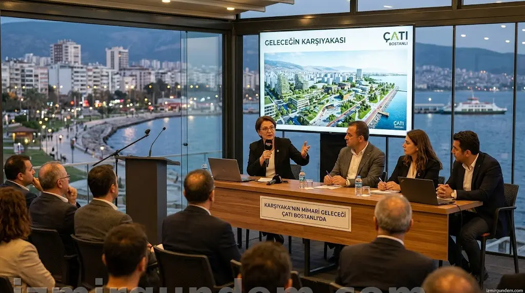 Karşıyaka'nın Mimari Geleceği Çatı Bostanlı'da Masaya Yatırıldı