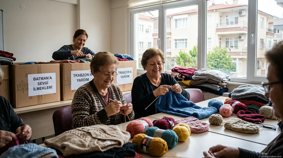 Karşıyaka'nın Çınarlarından Batman ve Trabzon'a Sevgi İlmekleri