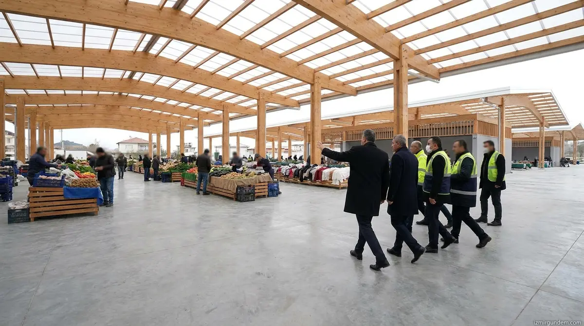 Kemalpaşa Ulucak Pazaryeri 2 Bin 500 Metrekarelik Alanıyla Yenilendi