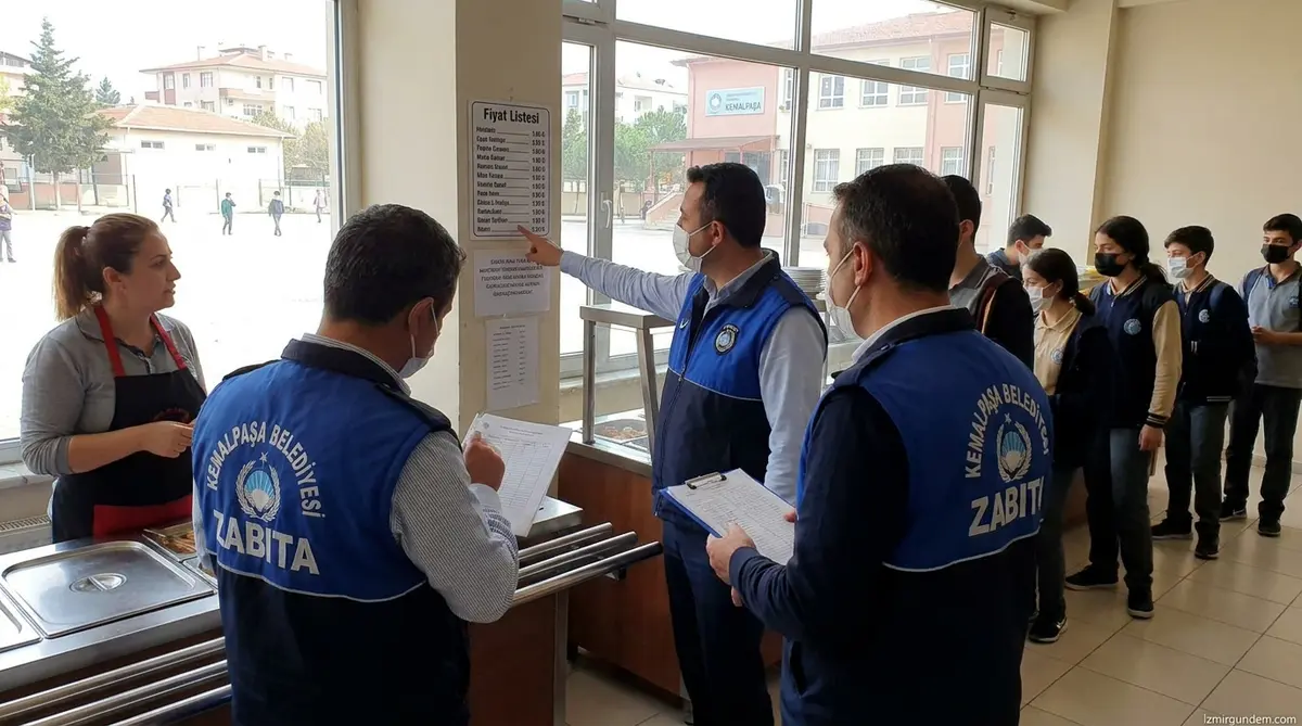 Kemalpaşa'da Okul Kantinlerine Sıkı Denetim: Ruhsat ve Fiyat Kontrolü