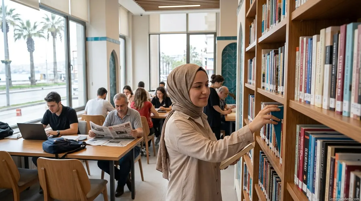 Konak Cumhuriyet Kütüphaneleri Bir Yılda 5 Bin Üyeye Ulaştı