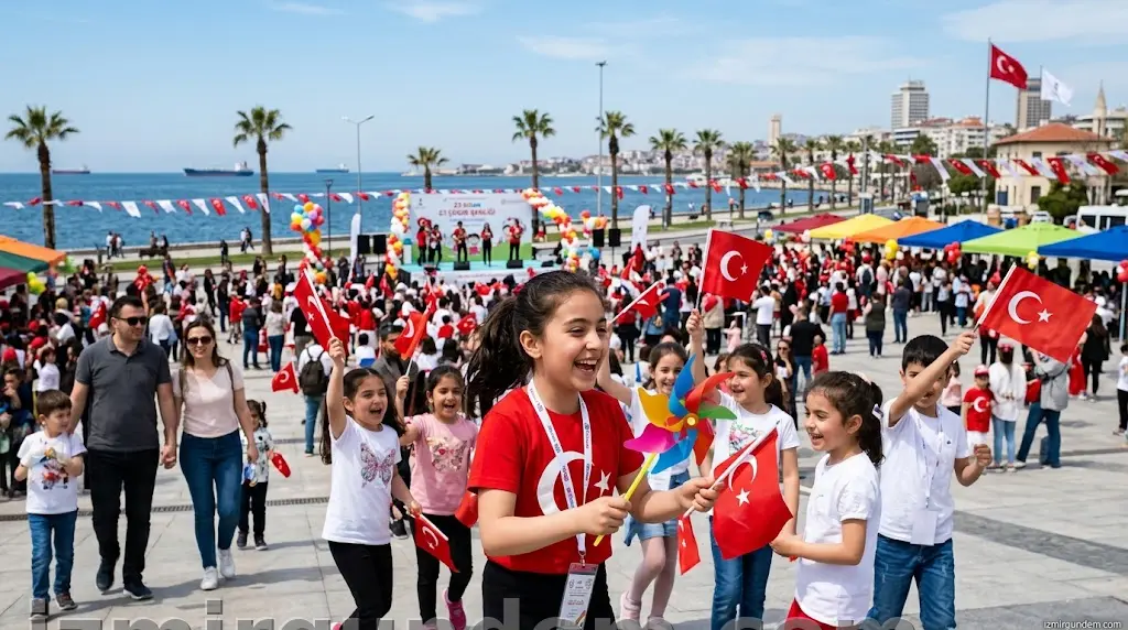 Konak Karantina Meydanı 23 Nisan Çocuk Şenliği ile Şenleniyor