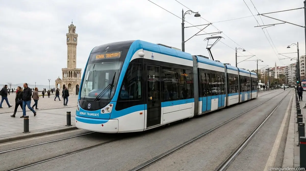 Konak Tramvayı Seferlerine 12 Temmuz Ayarı
