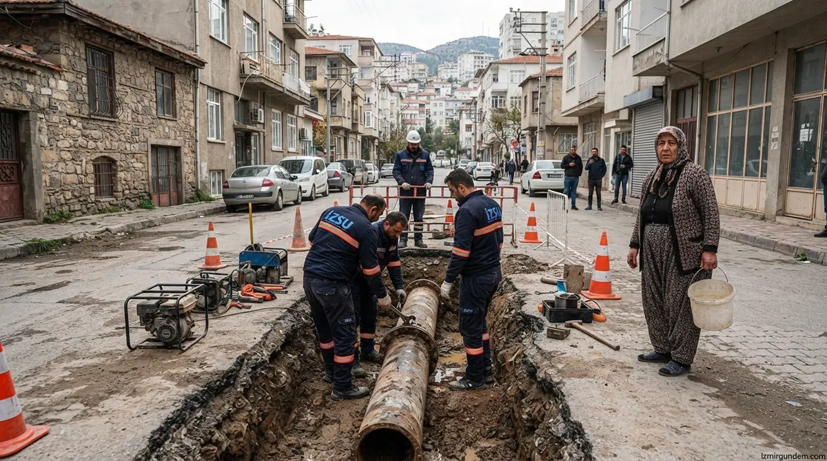Konak ve Menemen'de Su Kesintisi: İZSU Saat Verdi