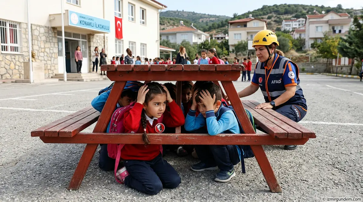 Konaklı Çocuklar Afetlere Hazırlanıyor: Mini Tatbikat Yapıldı