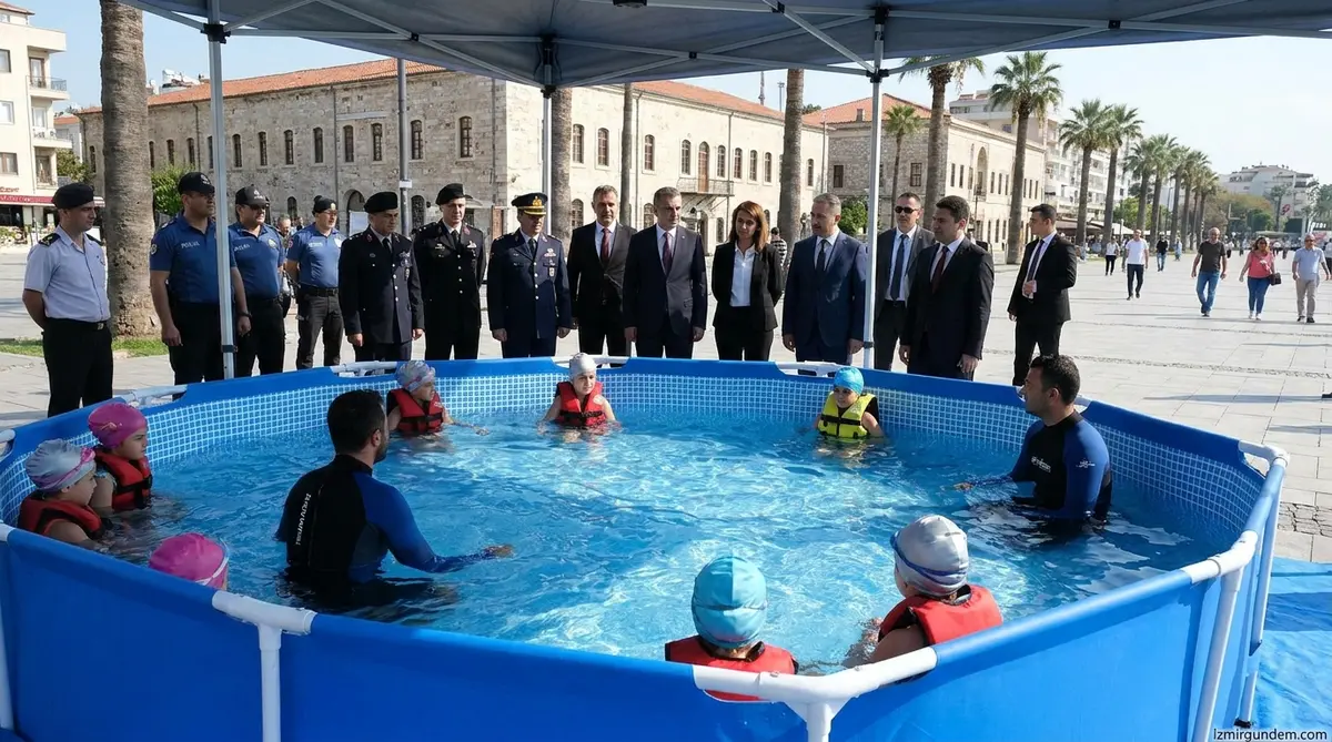 Konak'ta 1600 Çocuk Havuzla Buluştu: Başkan Tugay'dan Spor Müjdesi