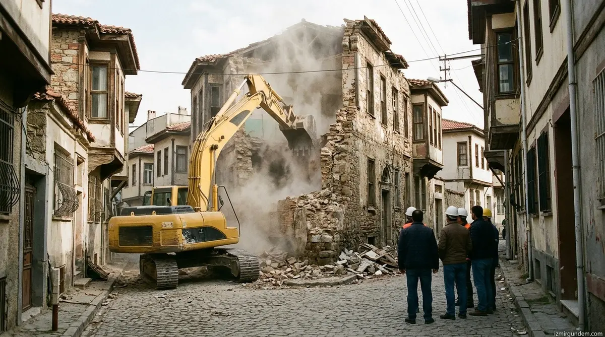 Konak'ta 363 Metruk Bina Yıkıldı: Güvenli Kent Hamlesi