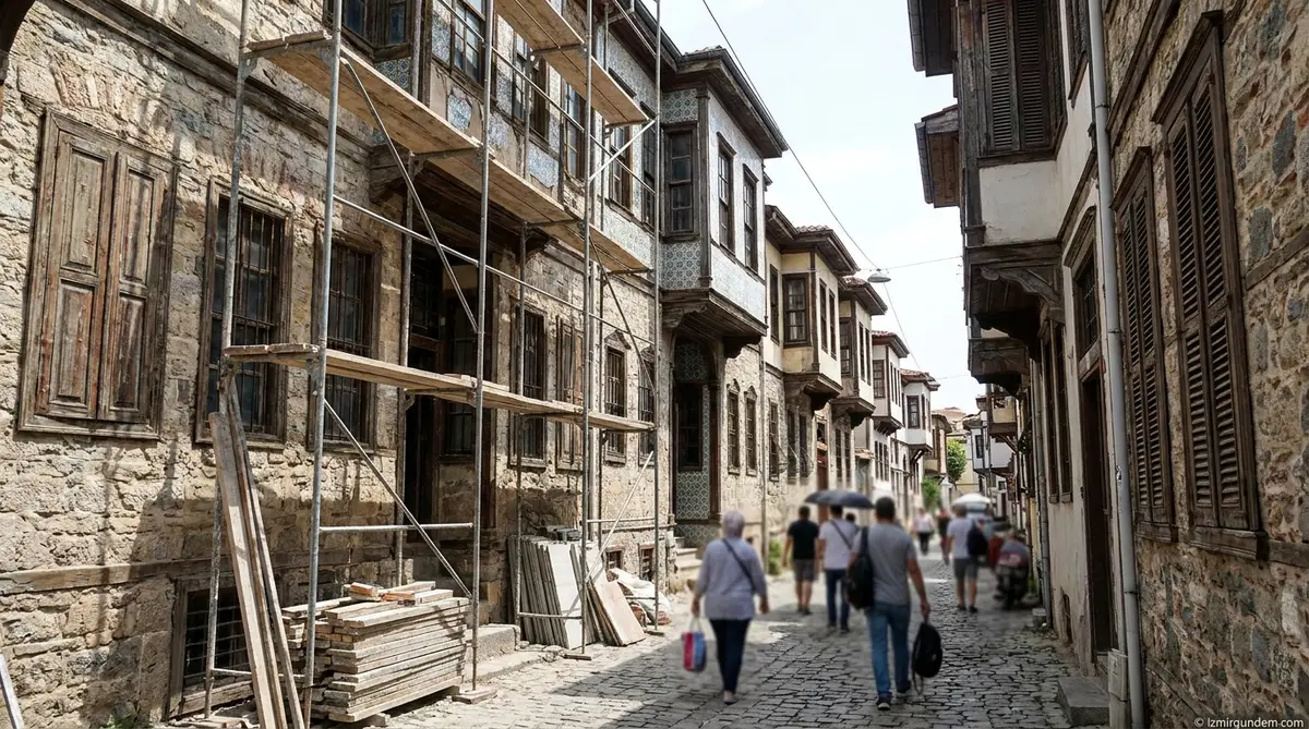 Konak'ta asırlık binalar kamusal hizmete açılıyor
