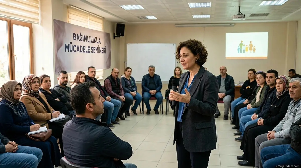 Konak'ta Bağımlılıkla Mücadele: Uzman Psikologlar Ailelerle Buluşuyor