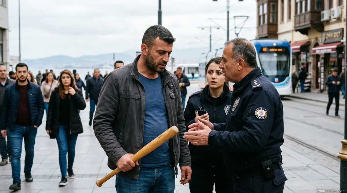 Konak'ta Beyzbol Sopalı Magandaya Rekor Ceza: 180 Bin Lira Ödeyecek