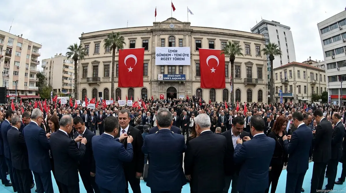 Konak'ta Siyasetin Rengi Değişti: 500 Kişi AK Parti'ye Geçti