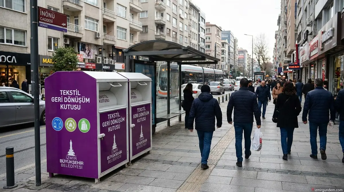 Konak'ta Tekstil Atıkları Ekonomiye İpliğe Dönüşüyor