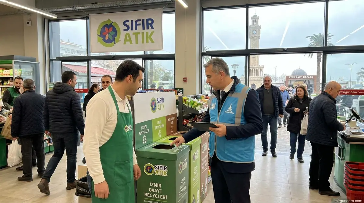 Konak'ta Zincir Marketlere Sıfır Atık Denetimi Başladı