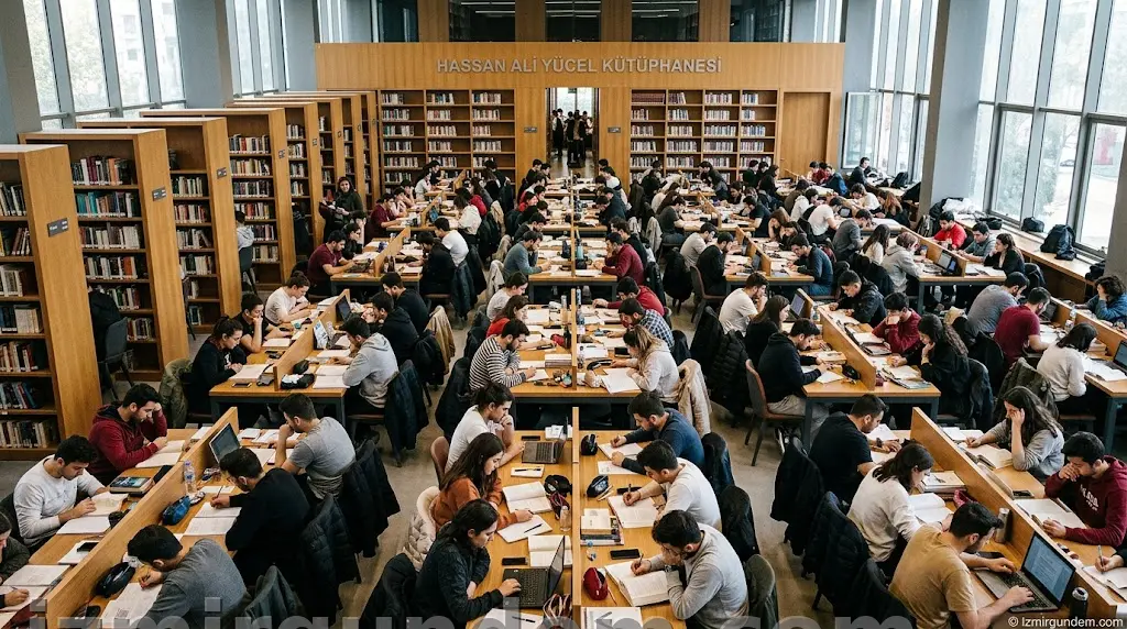 Kültürpark Hasan Ali Yücel Kütüphanesi Dolup Taşıyor