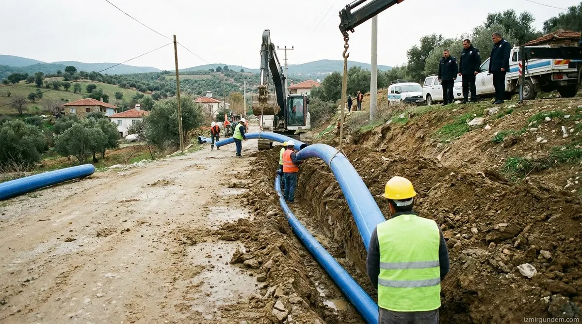 Kınık'ta 40 Yıllık Su Hattı Yenileniyor: 600 Milyonluk Yatırım