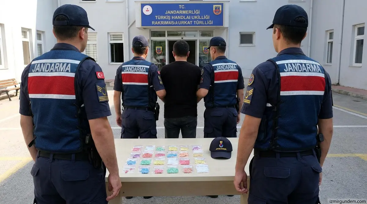 Kınık'ta Jandarmadan Uyuşturucu Operasyonu: Bin 456 Hap Ele Geçirildi