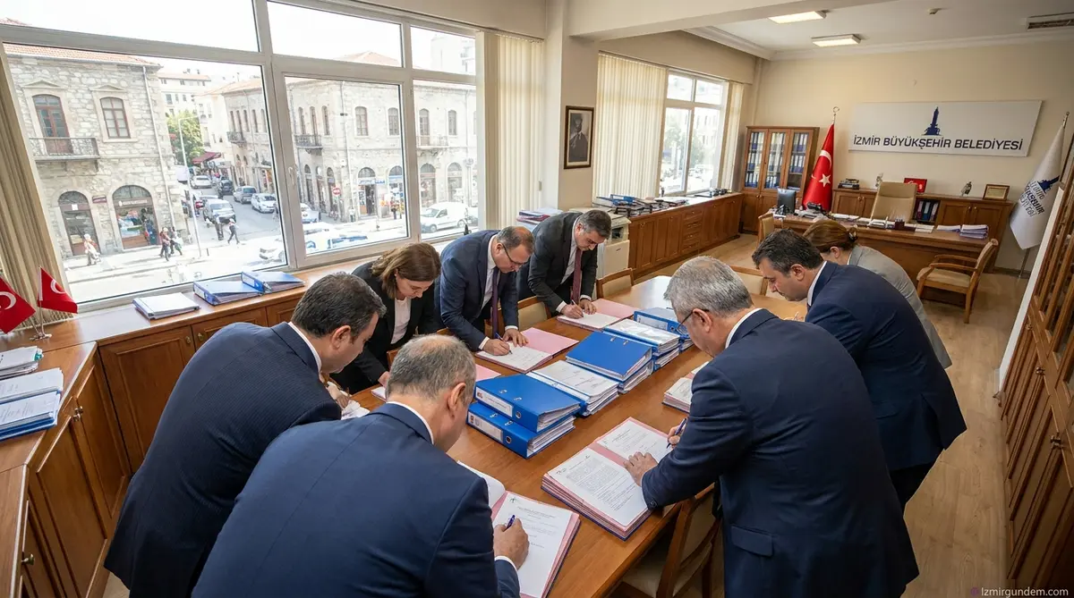 Menderes Belediyesi'nde 764 İşçiyi Kapsayan Sözleşme İmzalandı