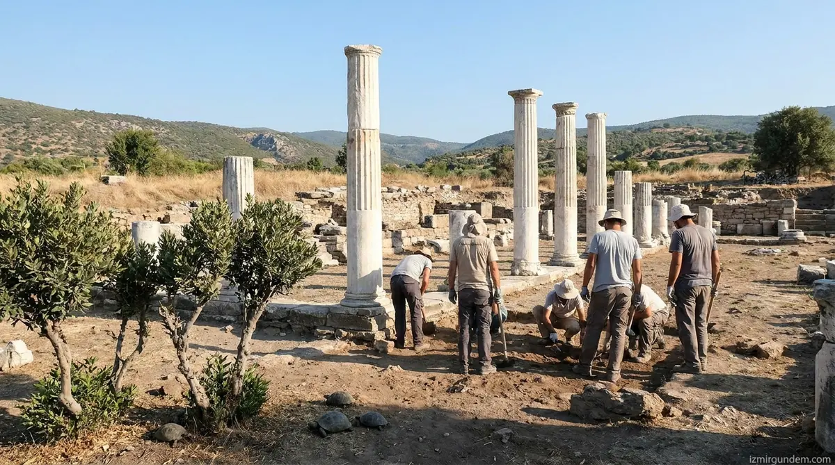 Menderes Klaros Kazılarında İzmir'in Kuruluş Sırrı Aydınlanıyor
