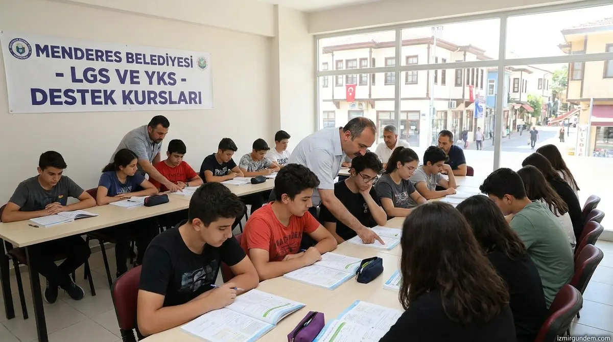 Menderes'te LGS ve YKS Adaylarına Ücretsiz Destek