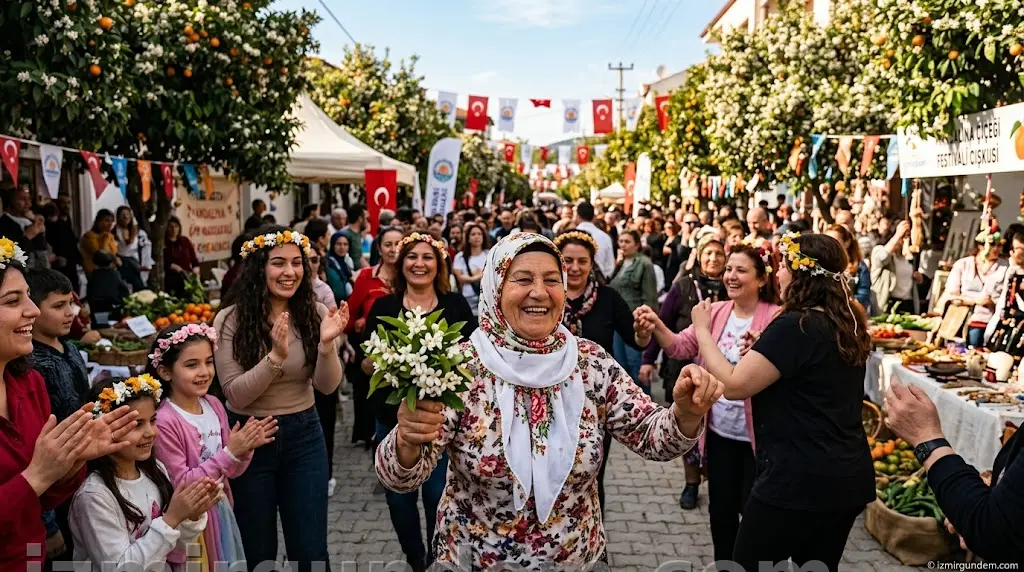 Menderes'te Mandalina Çiçeği Festivali Coşkusu