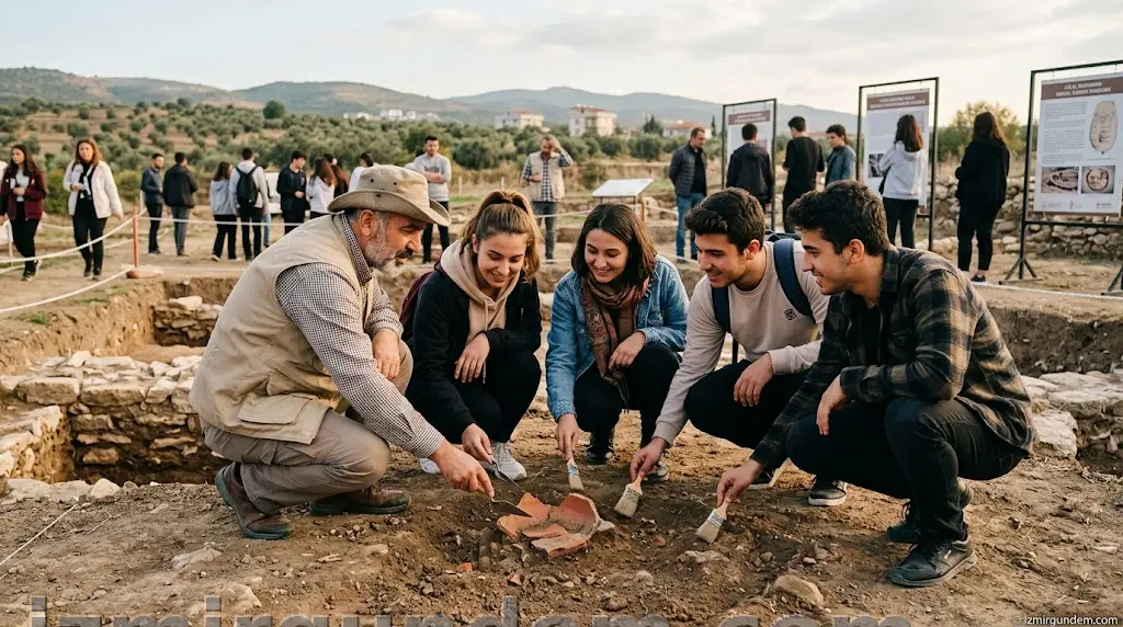 Menemen'de 8 Bin Yıllık Miras Gençlerle Buluştu