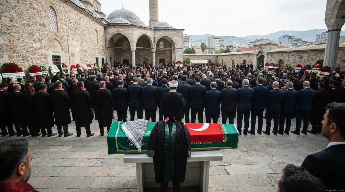 Menemen'de Avukat Özge Penbegül Son Yolculuğuna Uğurlandı