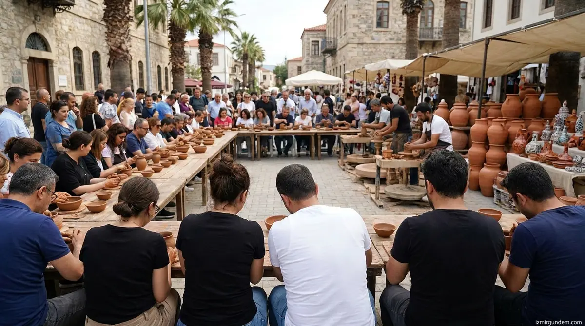 Menemen'de Çömlekler Deniz Canlılarına Yuva Oluyor