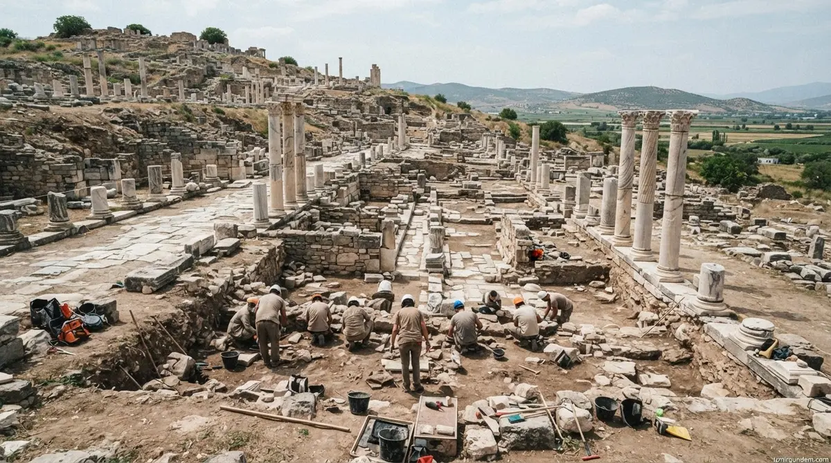 Metropolis Antik Kenti 6 Bin Yıllık Geçmişi Gün Yüzüne Çıkarıyor