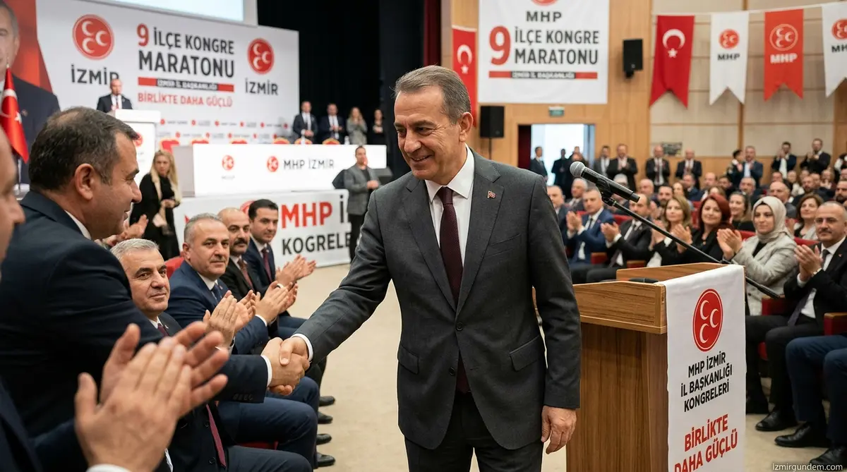 MHP İzmir'de 9 İlçede Kongre Maratonu: Veysel...